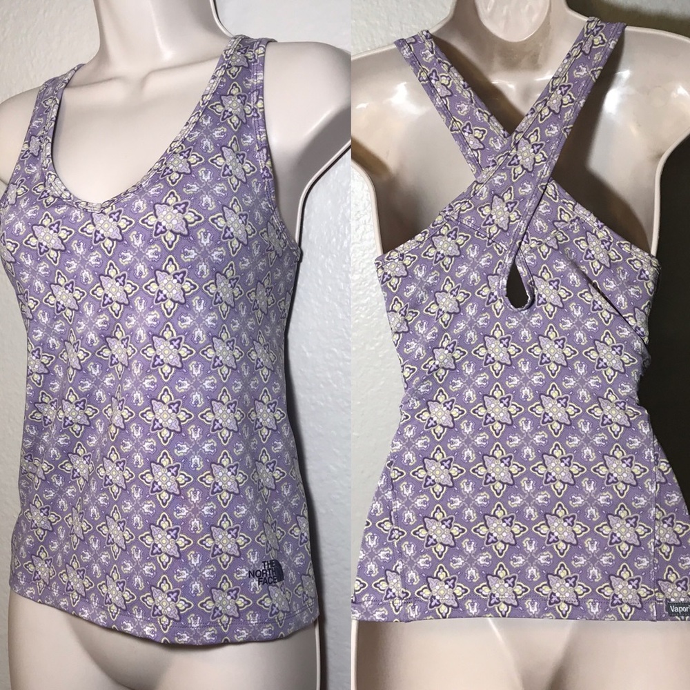 The North Face Vapor Wick purple racer sport tank